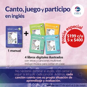 Canto, juego y participo en inglés