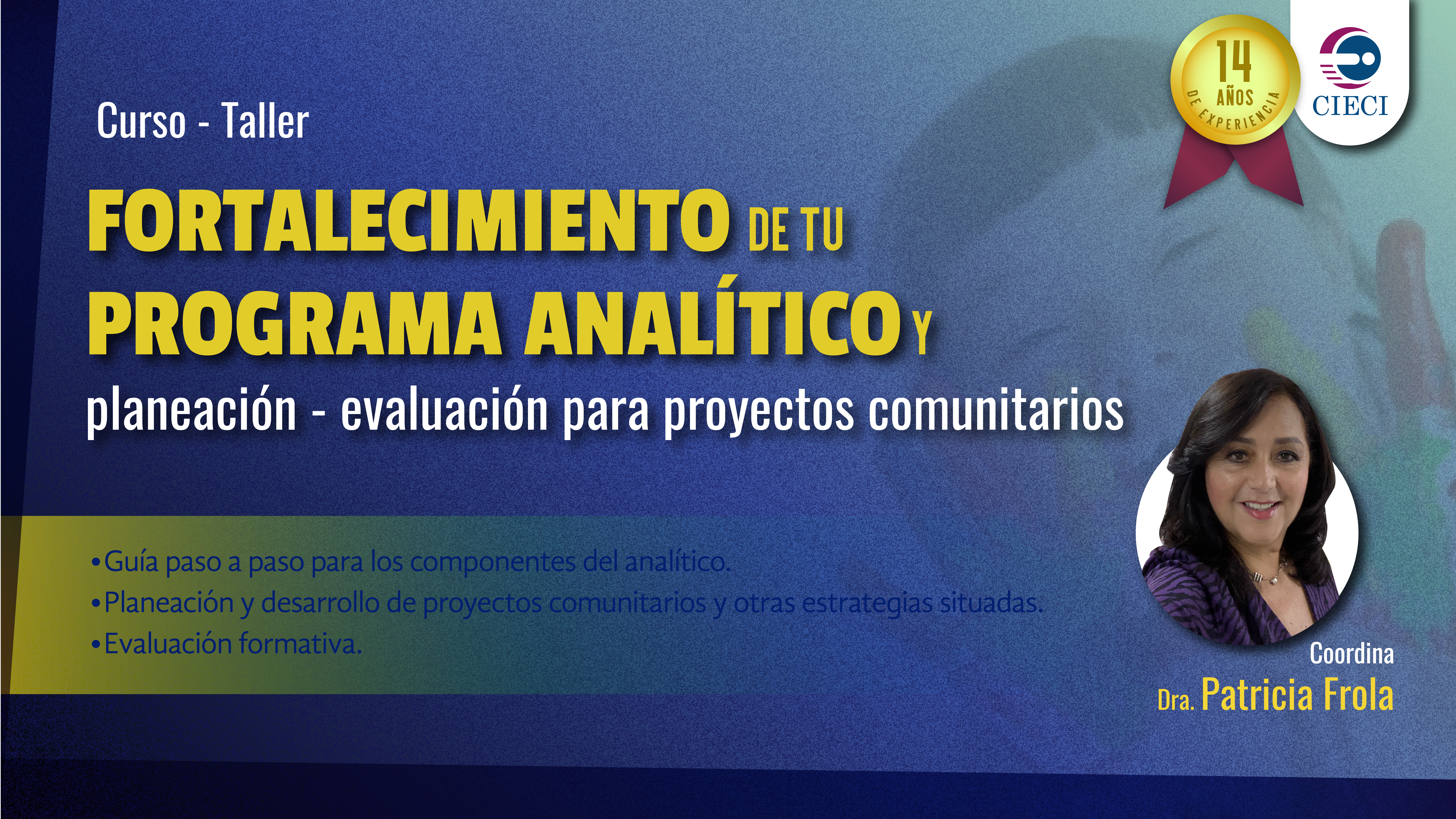 Fortalecimiento de tu Programa Análitico y Planeación-Evaluación para Proyectos Comunitarios
